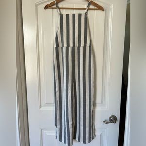 Gp girls striped jumpsuit/ romper w/ adjustable spaghetti straps and back tie